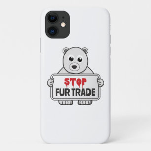 Stop de handel in zand polarBeer iPhone 11 Hoesje