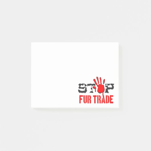 Stop de handel post-it® notes (Voorkant)