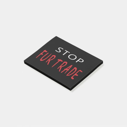 Stop de handel post-it® notes (Schuin)