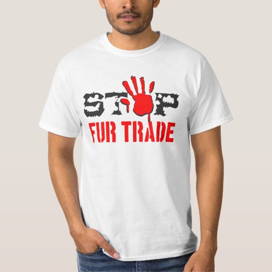 Stop de handel t-shirt (Voorkant)