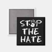 Stop de Hate Magneet (Voorkant / Achterkant)