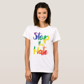 Stop de Hate T-shirt (Voorkant volledig)