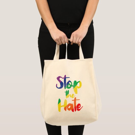 Stop de Hate Tote Bag (Voorkant (product))