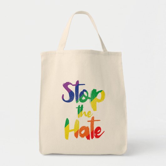 Stop de Hate Tote Bag (Voorkant)