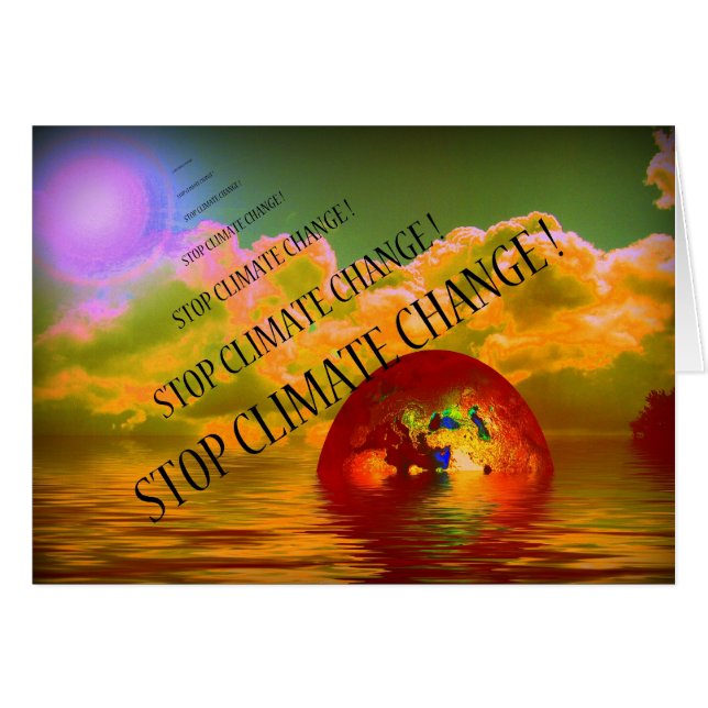STOP DE KLIMAATVERANDERING! (Voorkant Horizontaal)