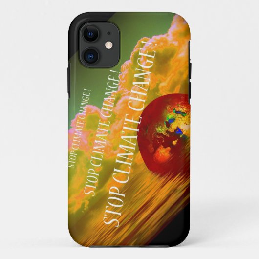 STOP DE KLIMAATVERANDERING! Case-Mate iPhone CASE (Achterkant)