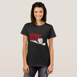 Stop de Logo van de pijpleiding T-shirt