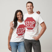 Stop de lyin T-shirt met tussenstop (Unisex)