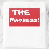 STOP de Madness Stop Sign Sticker (Tas)