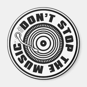 STOP DE MUZIEK NIET MAGNEET