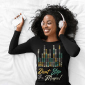 Stop de muziek niet t-shirt
