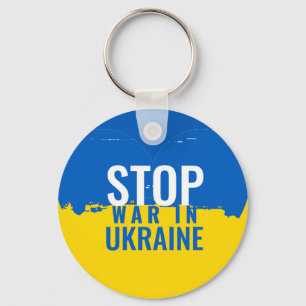 Stop de oorlog in Oekraïne. Steun Oekraïne. Sleutelhanger