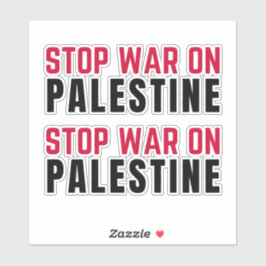 STOP DE OORLOG IN PALESTINA STICKER