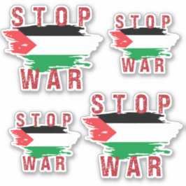 STOP DE OORLOG IN PALESTINA STICKER