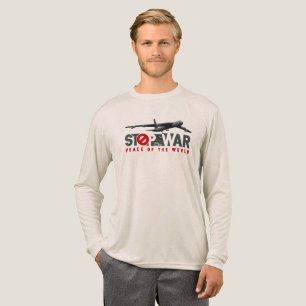 Stop De Oorlog (LT. mode) Heren T-shirt Met Lang