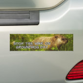Stop de oorlog op de aërosoendbumper bumpersticker (Op auto)