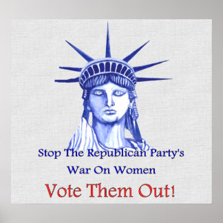 Stop de oorlog tegen vrouwen poster