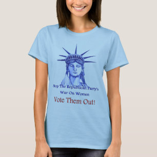 Stop de oorlog tegen vrouwen t-shirt