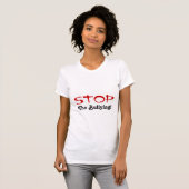 Stop de pesten! t-shirt (Voorkant volledig)