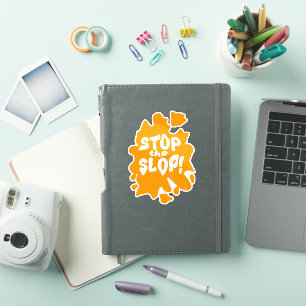 Stop de Sluier Anti AI Verklaring Kunstzinnige Spr Sticker