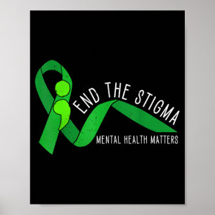 Stop De Stigma Geestelijke Gezondheid Bewustzijn S Poster