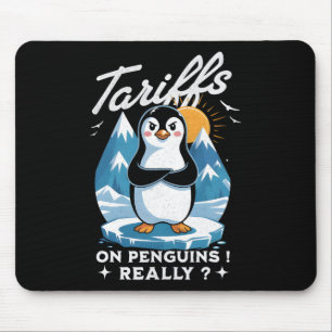 Stop de tarieven Anti-Trump FAFO Weerstaan Pinguïn Muismat