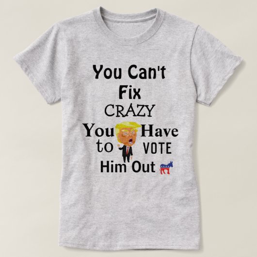 Stop de waanzin T-shirt (Design voorkant)