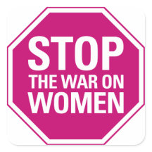 Stop de War on Women Sticker