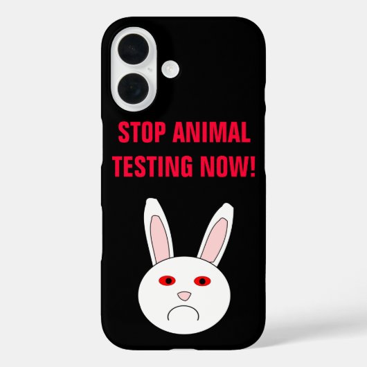 Stop Dierenproeven Nu Case-Mate iPhone Case (Achterkant)