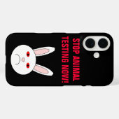 Stop Dierenproeven Nu Case-Mate iPhone Case (Achterkant (horizontaal))
