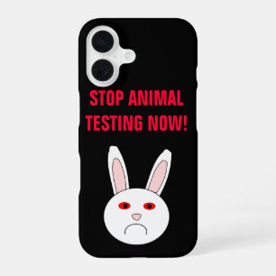 Stop Dierenproeven Nu iPhone 16 Hoesje