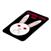 Stop dierproeven nu Premium Magnet Magneet (Linkerzijde)