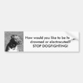 Stop Dogwing Bumpersticker (Voorkant)