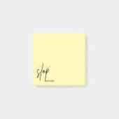 Stop en Breedte Post-it® Notes (Voorkant)