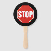 STOP en GA Teken Handwaaier (Voorkant)