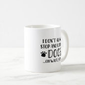 Stop en kijk naar honden koffiemok (Voorkant rechts)