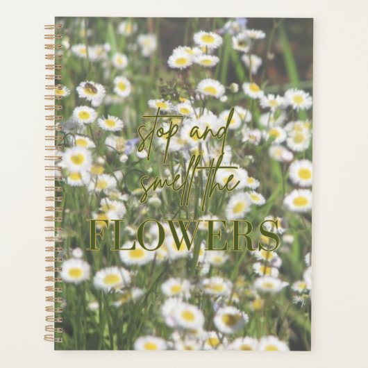 Stop en ruik de bloemen planner (Voorkant)