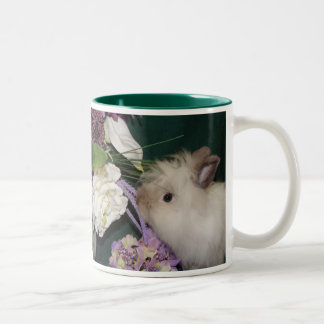 Stop en Ruik de bloemen Tweekleurige Koffiemok