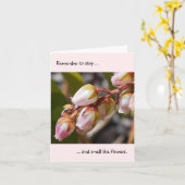 Stop en ruik de Flowers Note Kaart (Gele Bloem)