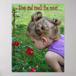 Stop en Ruik het Poster van Rozen