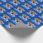 Stop eraf! Pug Graffiti Spuitbus Cadeaupapier (Hoek)