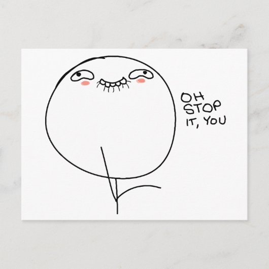Stop ermee, jij Briefkaart (Voorkant)