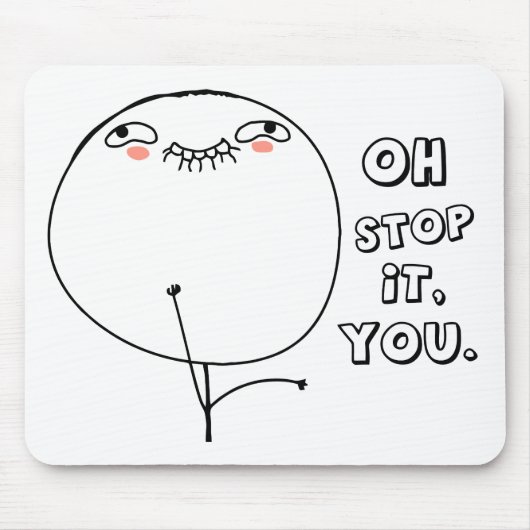 Stop ermee. - meme muismat (Voorkant)