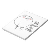 Stop ermee. - meme notitieblok (Gedraaid)