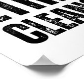 Stop etnische zuivering | Genocidebestrijding Poster (Hoek)