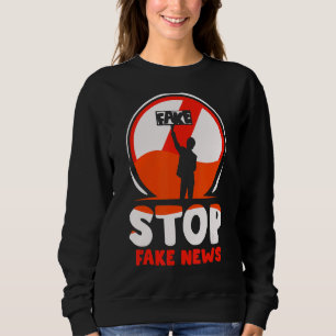 Stop Fake News Journalist Persvrijheid Rechten Jou Trui