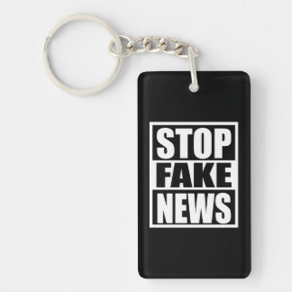 Stop Fake News Sleutelhanger