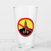 Stop Fracking Glas (Voorkant)
