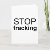 Stop Fracking Kaart (Voorkant)