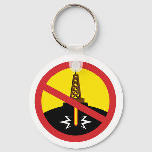 Stop Fracking Sleutelhanger
